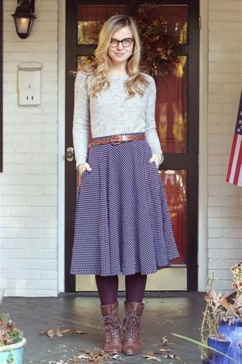 Lace Up Boots Fuller Midi Skirt 1000 Modest Winter Outfits Modest