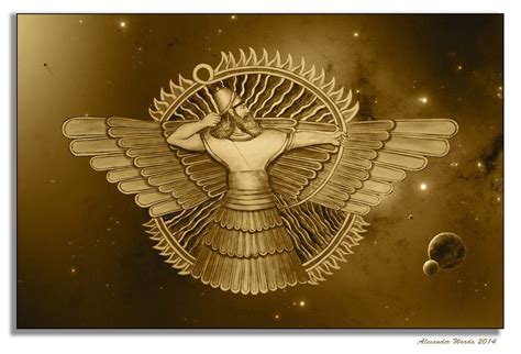 El S Mbolo Del Dios Asirio Assur Y Su Significado En La Antigua Mesopotamia