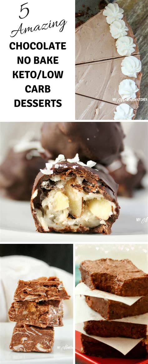 Satisfy your sweet tooth while. 5 Amazing No Bake Chocolate Keto Desserts in 2020 | Low ...