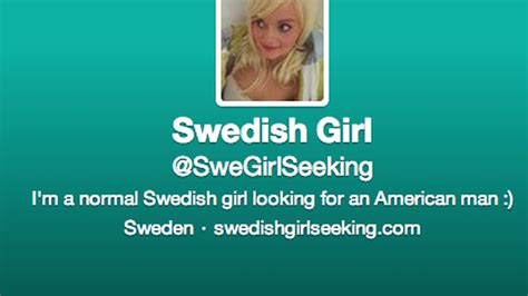 Nanna Johansson Om Swedish Girl Seeking Vissa är Douchebags