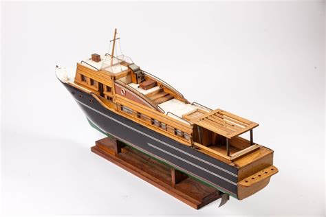 Large Scratch Built Trawler Boat Model At 1stdibs
