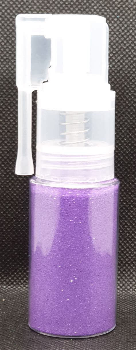 Fluorescent Orchid Purple Glitter Envy