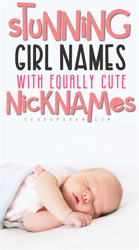 Girl Baby Names With Cute Nicknames You Ll Love Artofit
