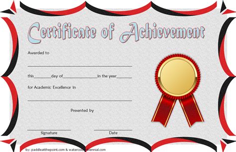 Academic Achievement Certificate Template Free 03 Student Achievement