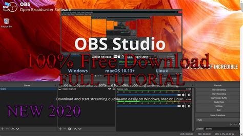 OBS Studio Download And Setup Tutorial Free Download And Install OBS For Windows