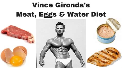 Vince Girondas Meat Eggs And Water Diet Youtube