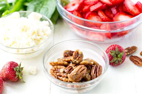 Strawberry Pecan Spinach Salad Easy Peasy Meals