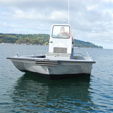 Utility Boat Cathedral 20 Workskiff Inc Outboard Aluminum