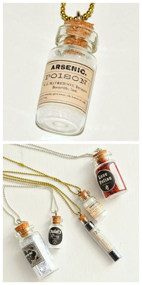 Diy Mini Apothecary Bottle Necklaces From My So Called Crafty Life All