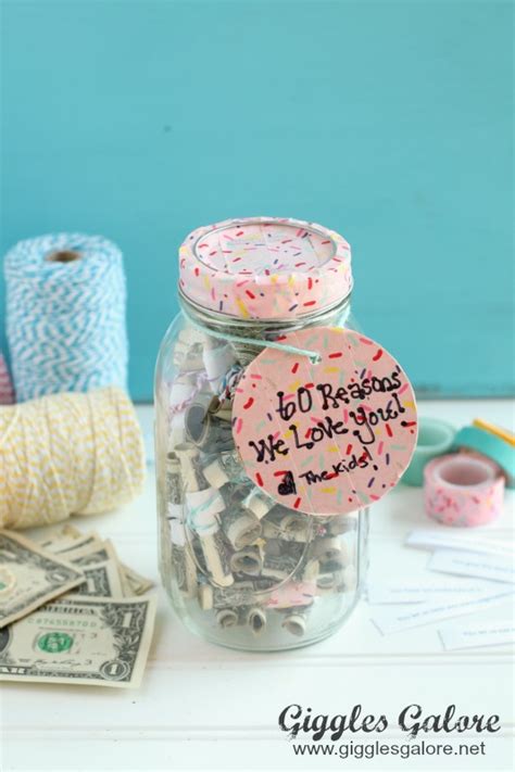 Then, you can enjoy them together! Money Jar Birthday Gift Idea | Reasons Why We Love you