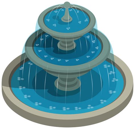 Round Water Fountain Png Clipart The Best Png Clipart Clip Art Water