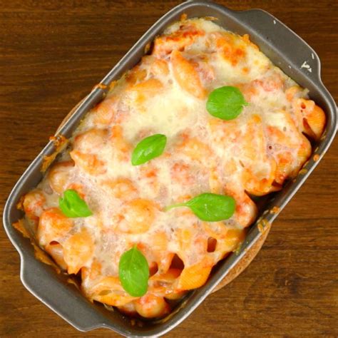 Oven Baked Chicken And Cheese Pasta So Delicious