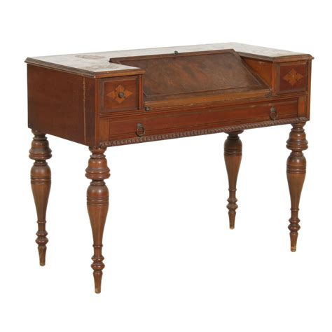 Grand Rapids Chair Co. Wood Spinet Desk, circa 1930 in 2022 | Burled