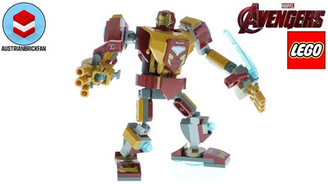 Lego Marvel 76203 Iron Man Mech Armor Lego Speed Build Review Youtube