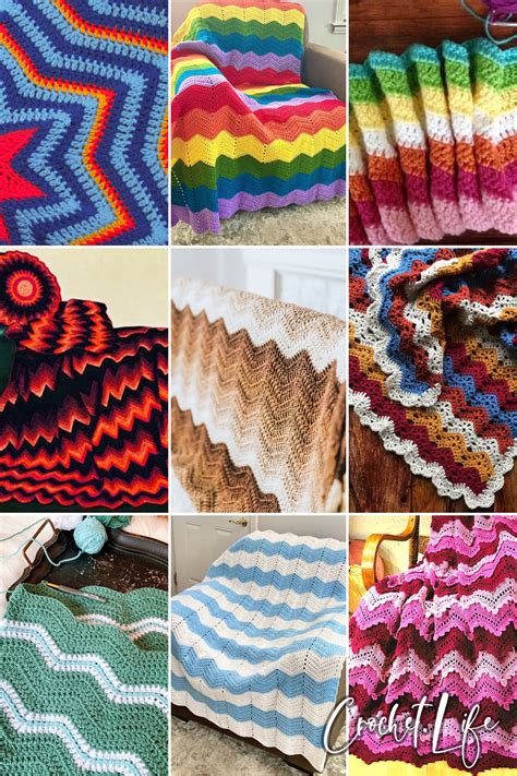 Vintage Ripple Afghan Crochet Pattern