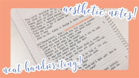 Improve Handwriting And Take Aesthetic And Fast Notes Minimalistic