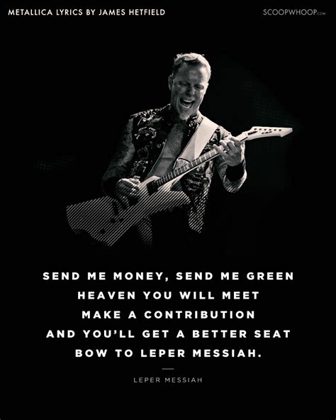 149 famous quotes about heavy metal: metallica lyrics | Metallica lyrics, Metallica quotes, Metal music quotes