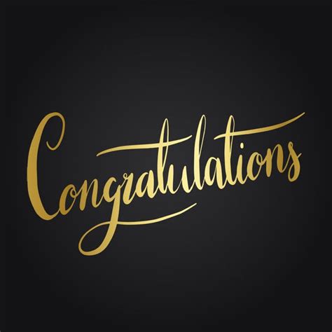 Congratulations Illustration Of Congratulations Text Effect Eps For Images And Photos Finder