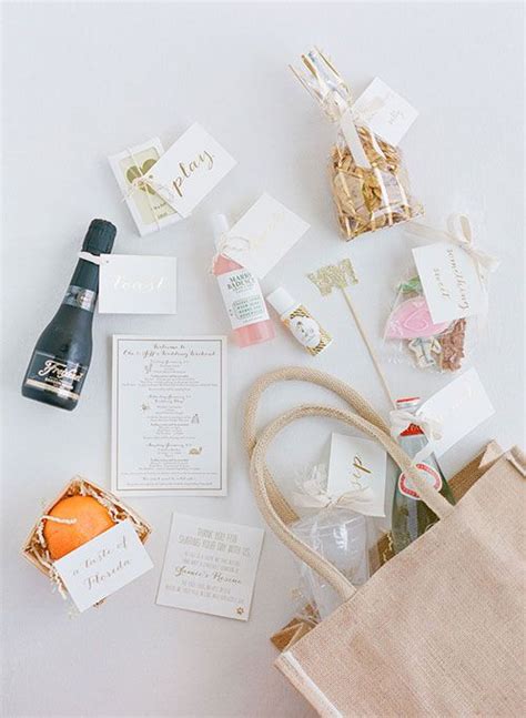 What To Put In Wedding Welcome Bag It Girl Weddings