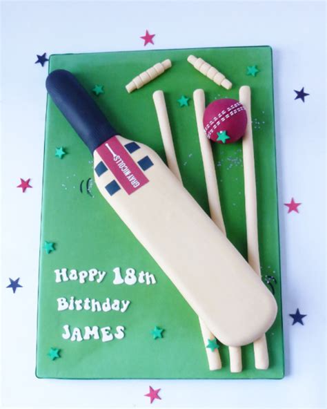 Cricket Bat Cake Karens Cakes