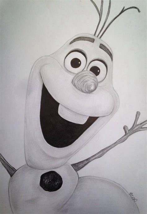 My Olaf Drawing Disney Pencil Drawings Frozen Drawings Disney