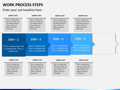 Work Process Steps Powerpoint Template Sketchbubble
