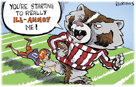 Hands On Wisconsin Bucky Gets Bothered By His Next Opponent Opinion