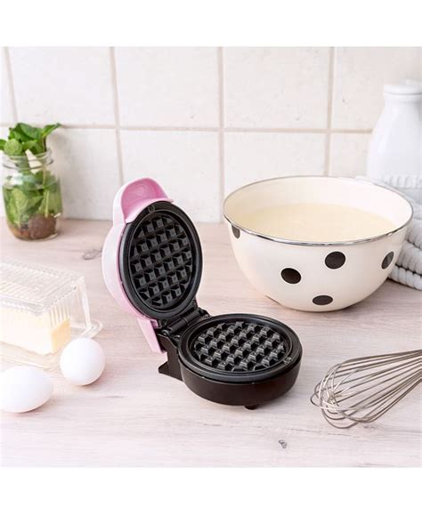 Bella Mini Waffle Maker Pink And Reviews Small Appliances Kitchen