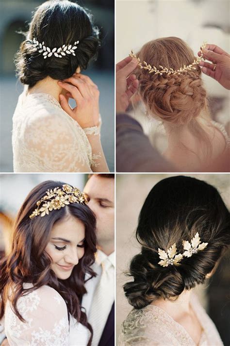 26 Glamorous Bridal Hairstyles With Exquisite Hair Adornments Bridal