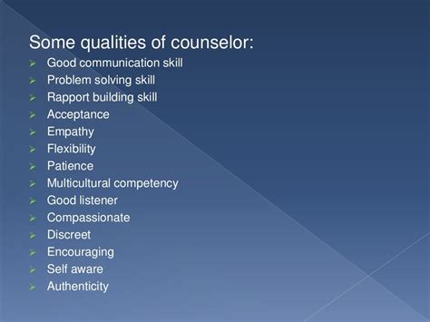 Types Of Counseling Process Of Counseling And Qualities Of A Good Co