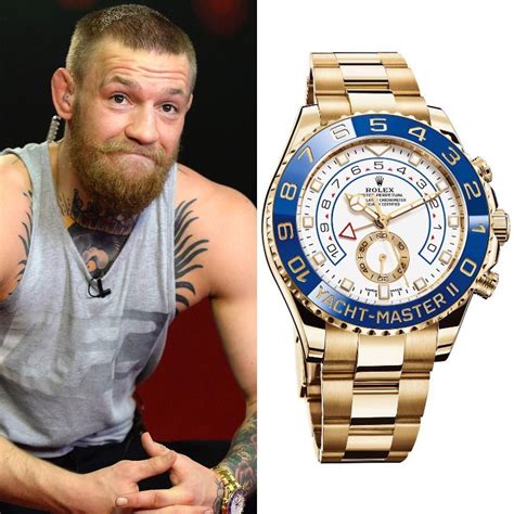 Mcgregor faces dustin poirier in a trilogy bout in the main event of ufc 264. UFC champion Conor McGregor wears a Gold Rolex Yacht ...