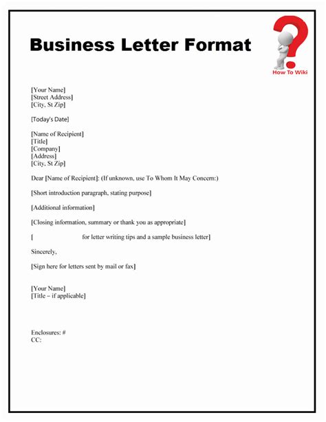They can be downloaded in either word document (.docx) and pdf (.pdf) file formats. How to Write a Business Letter for a Company [With Example ...