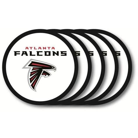Atlanta Falcons 4 Pack Vinyl Coasters Nfl Ts Atlanta Falcons Nfl