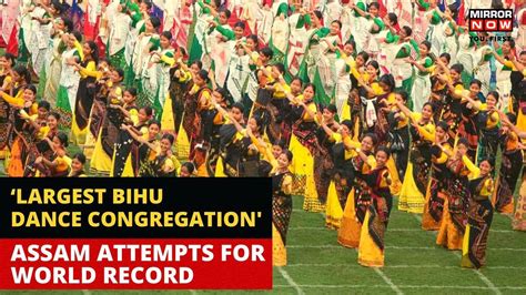 Assam Bihu Dancers Drummers Eyes For Guinness World Record Entry