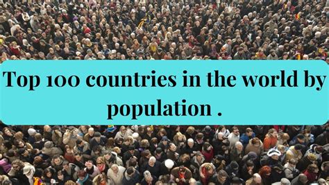Most Populated Countries Largest Countries By Population Most