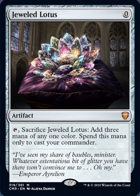 Legends arrives in pc open beta on march 23. Jeweled Lotus Magic: The Gathering Card Price ...