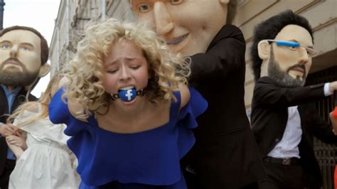 Women Ball Gagged By Man In Zuckerberg Mask As Part Of St Petersburg