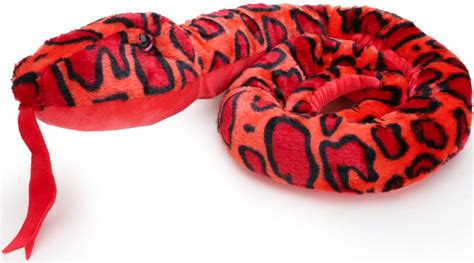 Giant Plush Snake 180cm Childrens Soft Toys Red Toyland