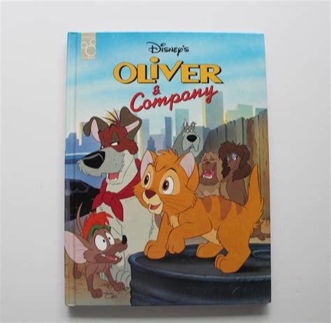 Vintage Walt Disneys Oliver And Company Hardback Etsy
