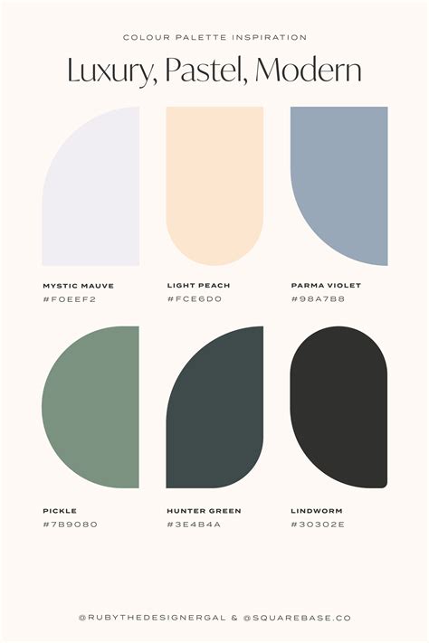 Luxury Colour Palettes For Your Brand Or Squarespace Website