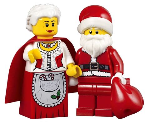 Lego Holidays Minifigure Santa And Mrs Claus The Brick People