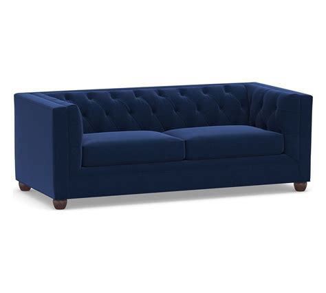 Chesterfield Square Arm Upholstered Sofa Chesterfield Square Arm