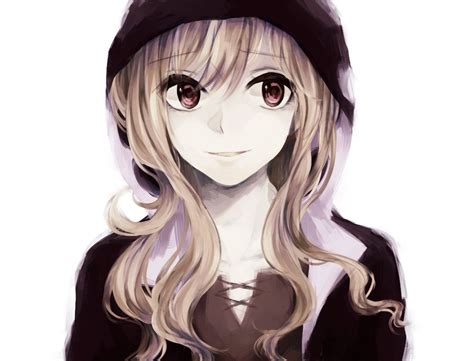 Some would say he was blessed but other would. anime girl with brown hair and hoodie - Google Search ...