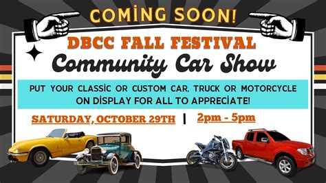 Its Official The Db Fall Festival Community Car Show Is Returning