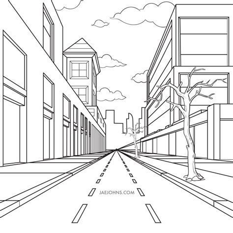 Update 75 Street Perspective Drawing Super Hot Vn
