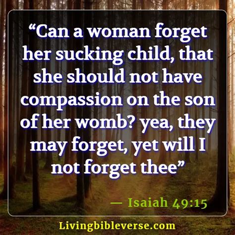 Bible Verse About Mothers Love For Son KJV
