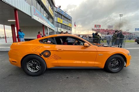 Twin Turbo S550 Mustang Rips Off Wheelies 8 Second Passes