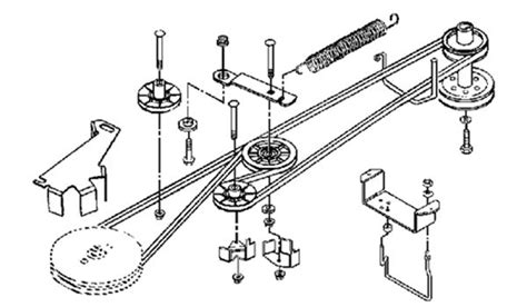John Deere X390 Mower Deck Belt Diagram