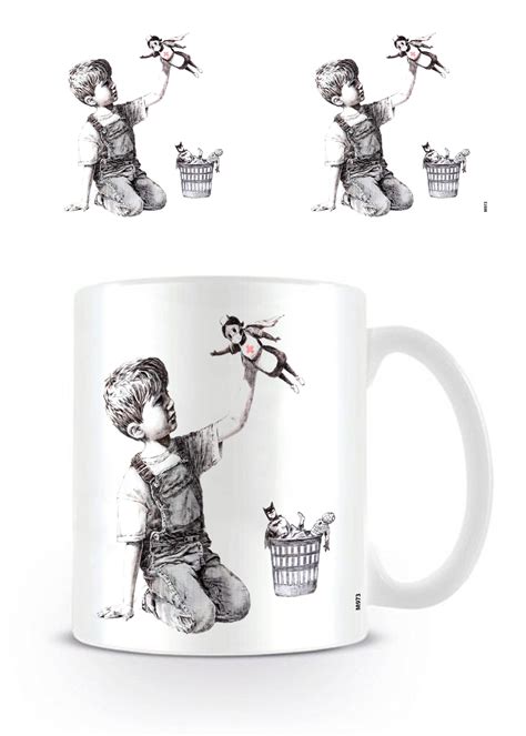 Mar 23, 2021 · a banksy painting depicting a young boy playing with a superhero nurse doll has raised more than £16m for an nhs charity after being sold at auction. Banksy Game Changer Mug Hole in the Wall Hole in the Wall