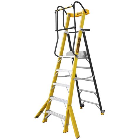 Climb It Fibre Glass Podium Step Ladders Parrs